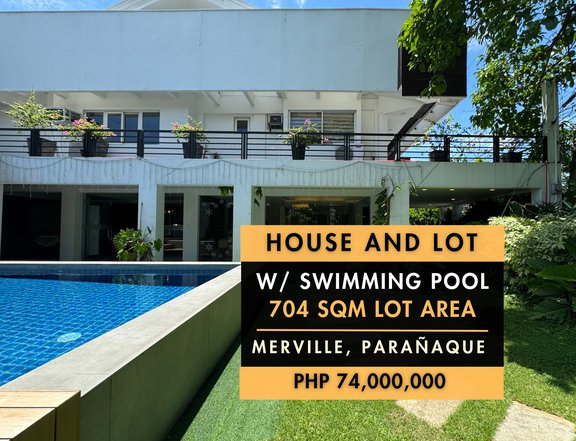 Merville Park, Paranaque City  Modern Tropical House and Lot for SALE