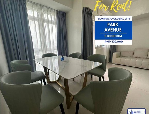 FOR RENT: Spacious 3BR Condo in BGC Park Avenue