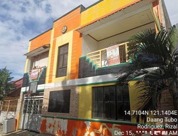 Foreclosed 4-bedroom Single Attached House For Sale in Rodriguez Montalban Rizal