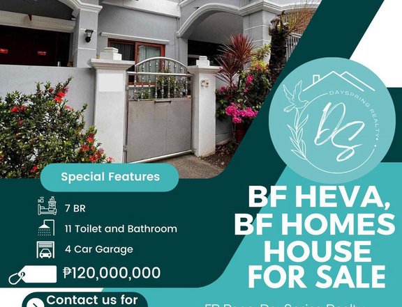 BF HEVA, BF Homes House for Sale with Swimming Pool 120M (Nego)