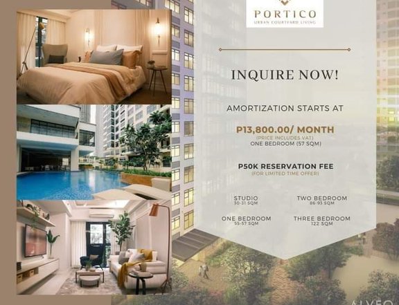 1BR Unit in Portico Pasig (14k Monthly)