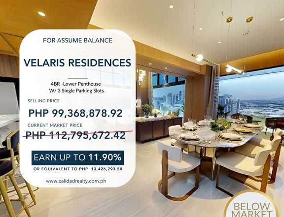 For Sale 4BR Pre Selling Condo Unit at The Velaris Residences, Bridgetown Pasig - BMP0047