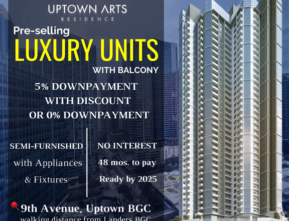 Pre-selling Condo, Studio-3 Bedroom