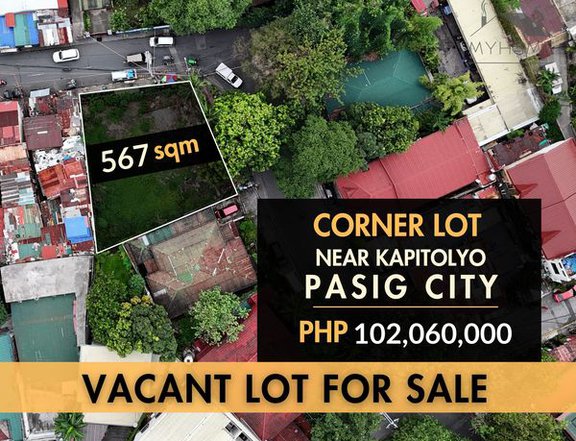 F. Banaag St. corner Sta. Clara St. Pineda, Pasig City   Vacant lot for SALE