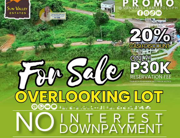 Installment lot for sale in Sun Valley Estates, Antipolo