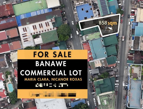 Maria Clara St. and N. Roxas, Banawe, Quezon City  COMMERCIAL LOT FOR SALE