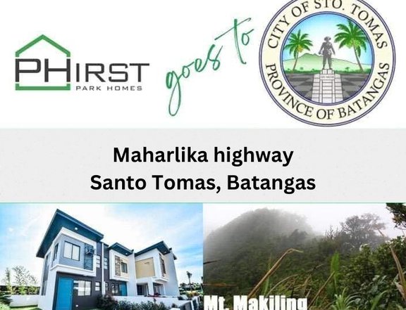 Discounted 2-bedroom Townhouse for Sale in Santo Tomas Batangas through Bank Financing