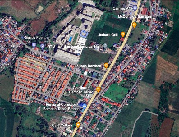 FOR SALE COMMERCIAL LOT ALONG MAC ARTHUR HIGHWAY IN TARLAC NEAR NEW CLARK CITY