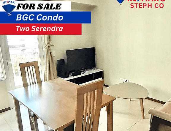 BGC Condo for Sale, Two Serendra: Fully Furnished Studio Unit