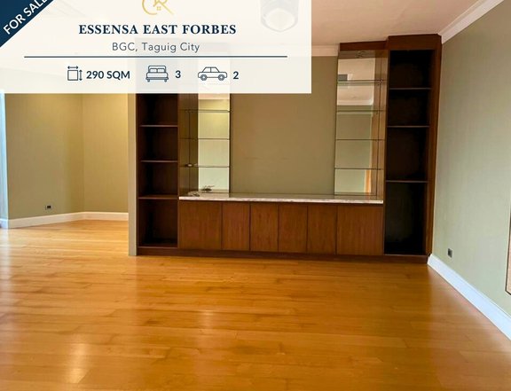 For Sale 3 Bedroom (3BR) | Semi Furnished Condo Unit at Essensa East Forbes, BGC, Taguig