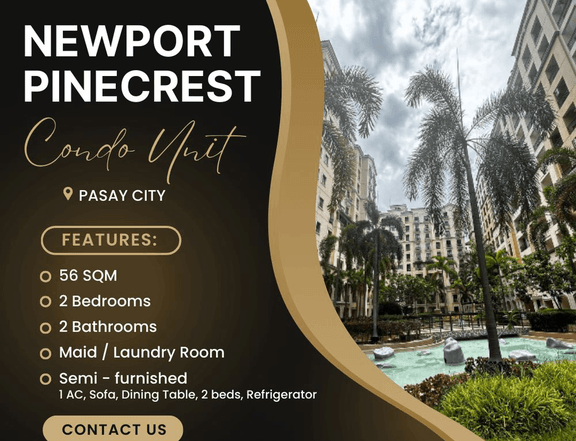 56sqm Condo - Pinecrest Residential Resort, Newport City, Pasay