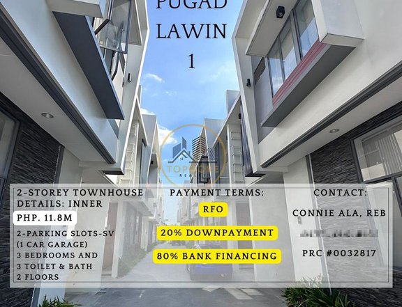 Townhouse For Sale in 8 EDSA MUNOZ | PUGAD LAWIN 1