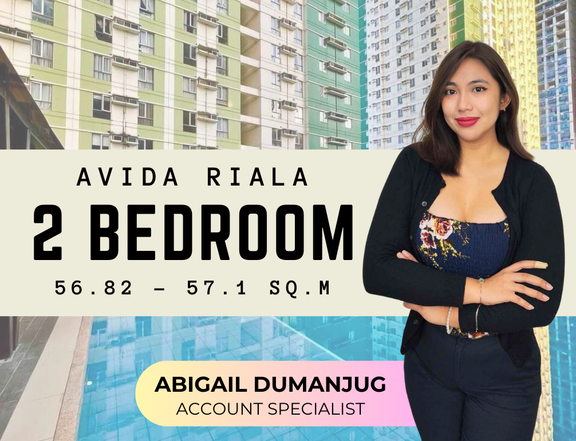 RFO 57.1 sqm 2 bedroom Condo T4 For Sale in Cebu IT Park Cebu City