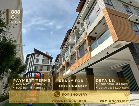 4 Storey Townhouse For Sale in Manila | 888 G. Puyat