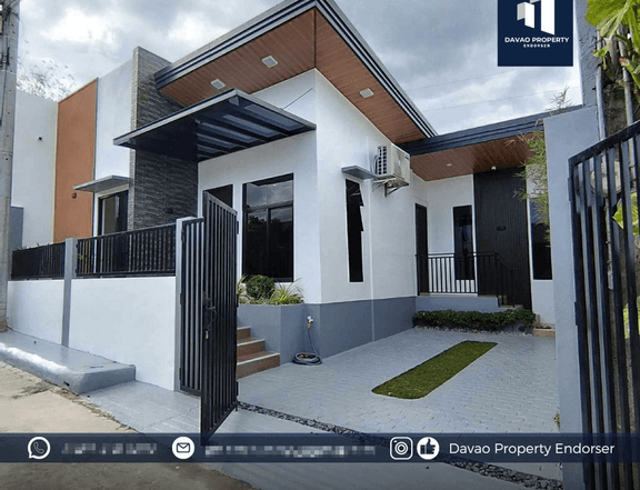 3-bedroom Single Attached House For Sale in Davao City Davao del Sur