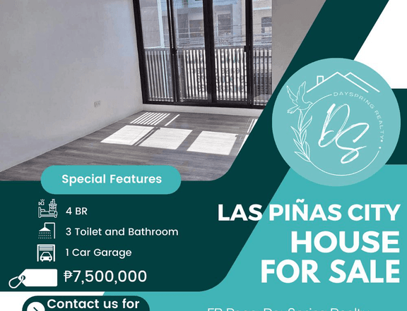 7.5M House for Sale in Las Pinas City