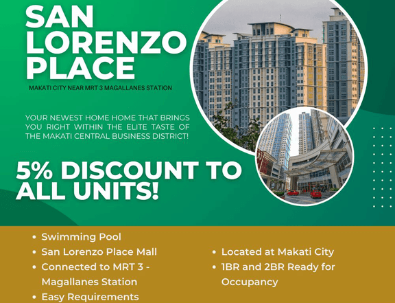 1 BEDROOM UNIT AFFORDABLE WIT 0% INTEREST RATE - SAN LORENZO PLACE