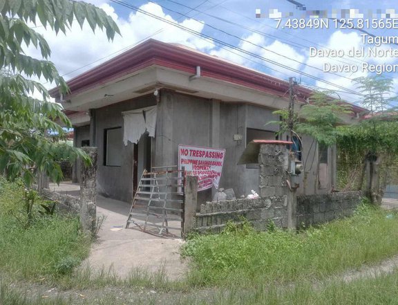 Foreclosed 2-bedroom Single Attached House For Sale in Tagum Davao Del Norte
