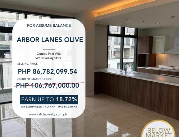 For Sale 3 Bedroom (3BR) | Below Market Price Condo Unit at Arbor Lanes, ARCA South Taguig - BMP0035