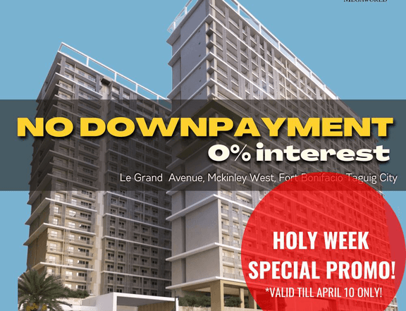 Pre-selling Condo next to New Supreme Court in BGC, Taguig