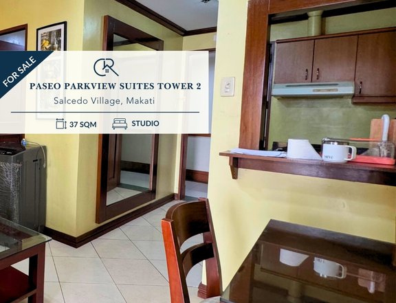 Paseo Parkview Suites Tower 2 Fully Furnished Studio Unit For Sale