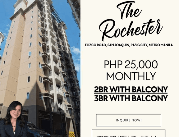 2BR & 3BR RENT TO OWN CONDO IN PASIG | RFO