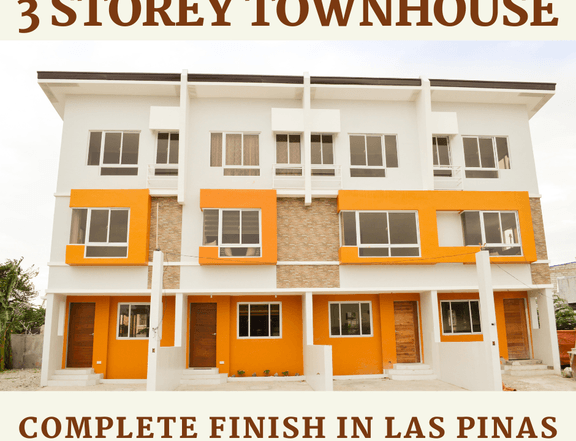 3 STOREY TOWNHOUSE IN LAS PINAS WITH CCTV