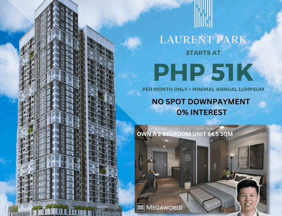 Laurent Park 2-bedroom (64.50 sqm) Condo For Sale in Araneta City