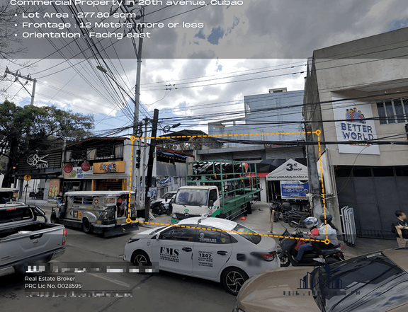 For Sale Commercial Property in 20th avenue, Cubao,  Quezon City.