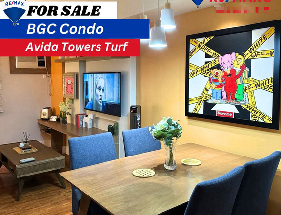 For Sale 1BR BGC Avida Turf: Fully Furnished 1 Bedroom Unit