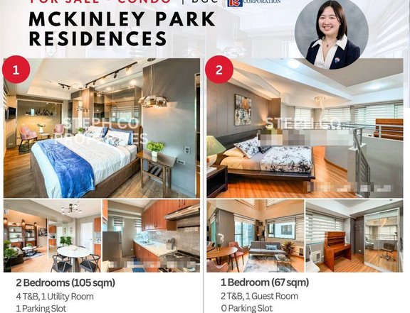 BGC McKinley Park Residences 2-Bedroom Condo for Sale, Crescent Park Residences, Grand Hamptons