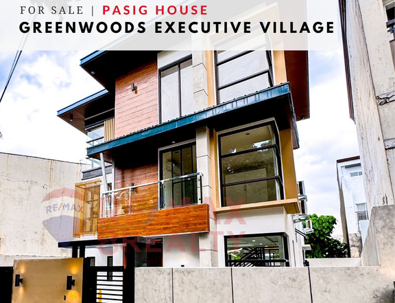 For Sale Pasig House in Greenwoods Executive Village, Pasig 5 Bedroom