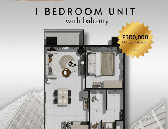 1-bedroom Condominium For Sale in Bantay Ilocos Sur