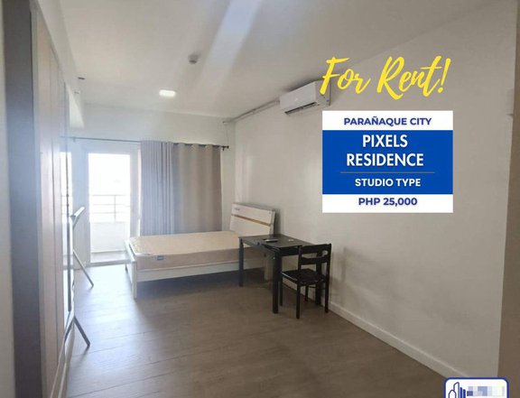 FOR RENT  Fully Furnished Studio at Pixel Residences, Aseana City