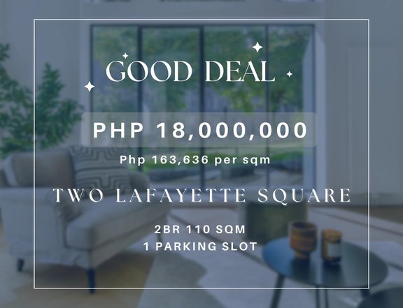 110.00 sqm 2-bedroom Condo For Sale in Makati Metro Manila