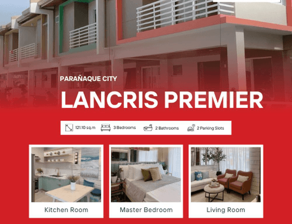 Pre-selling 3-bedroom Townhouse For Sale in Paranaque Metro Manila