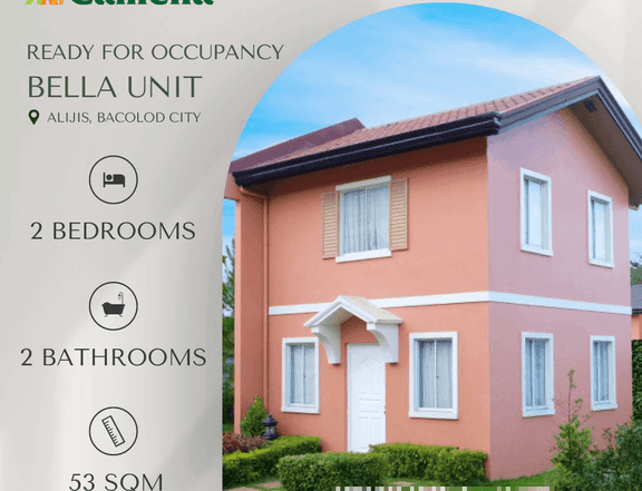 Camella 2-BR Home Bella Model | House and Lot for Sale in Bacolod City
