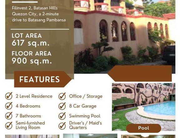 House and Lot in Filinvest 2, Batasan Hills, Quezon City