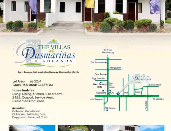 Complete 2-bedroom Townhouse in Dasmarinas Cavite