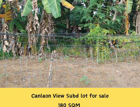 180 SQM Residential Lot in Canlaon View Subd