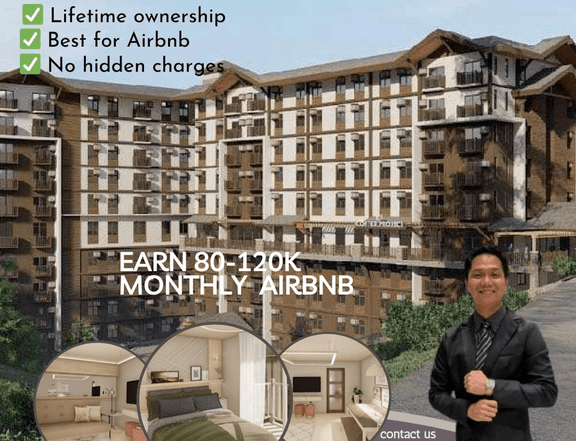 Best condotel investment can earn 80-120k monthly thru Airbnb