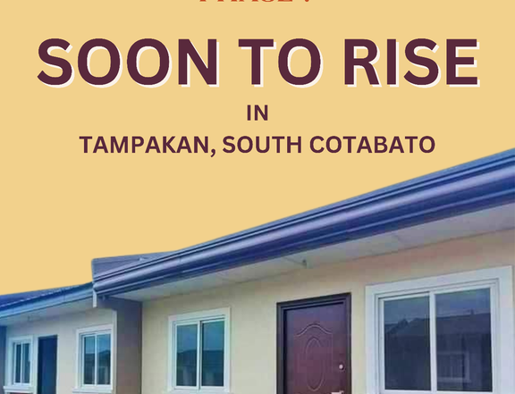 2 Bedrooms House & Lot in Tampakan South Cotabato Soon to Rise!