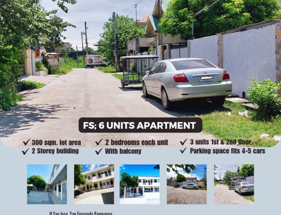 FS; 6doors income-generating Apartment @City of San Fernando Pampanga
