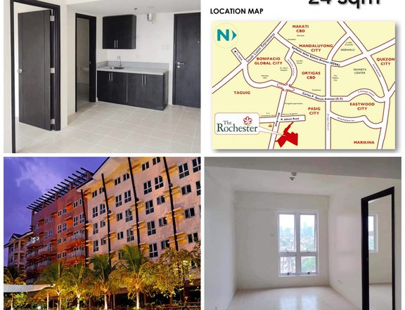 Affordable 1-Bedroom Condo at The Rochester Garden  Near BGC & C5!