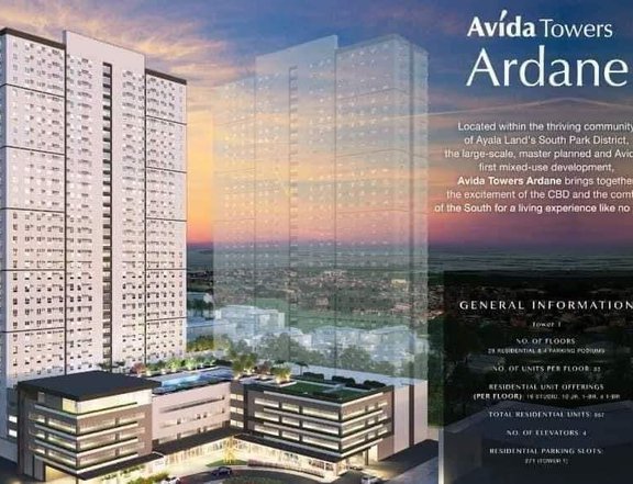 Condo For Sale in Alabang Muntinlupa - Avida Towers Ardane