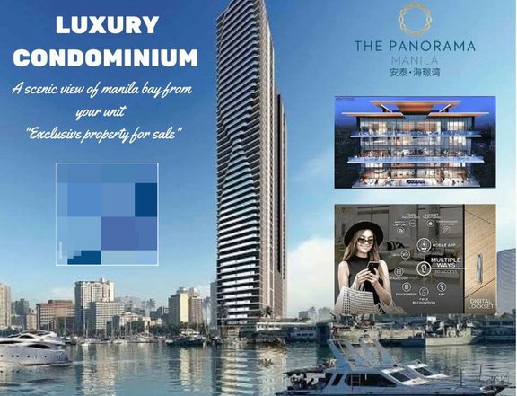 THE PANORAMA Manila High End Condominium front of Bay Area