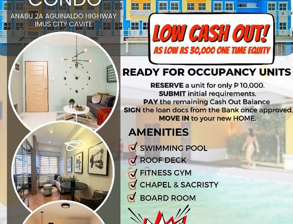 Condo along aguinaldo hi-way available studio,1&2 bedroom at Anabu A Imus