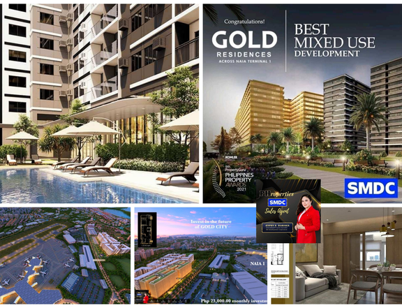 18k/mo @Gold City Residential-Office Mixed used development NAIA 1