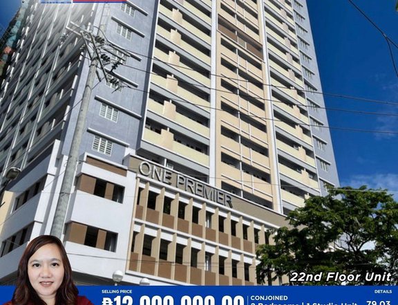 Conjoined 79.03 sqm 2-bedroom Residential Condo For Sale in Alabang Muntinlupa