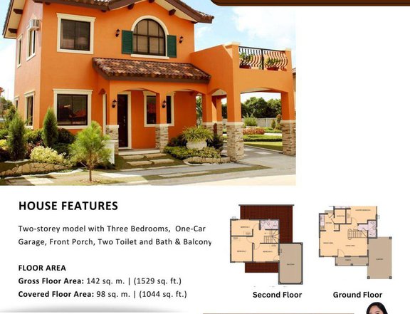 Sigle detached house with 3 bedroom for sale in  nuvali santa rosa